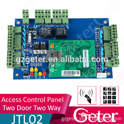 Two Door Access Control Panel With Time Attendance